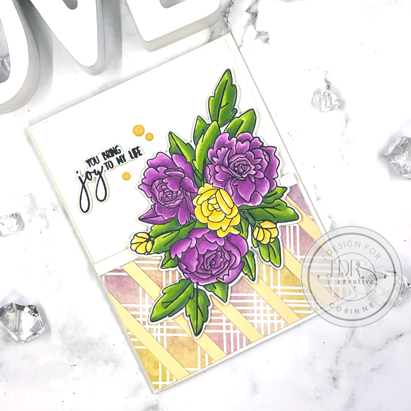 Tutorial 3 Cards, One Stamp: You Bring Joy to My Life! – LDRS Creative