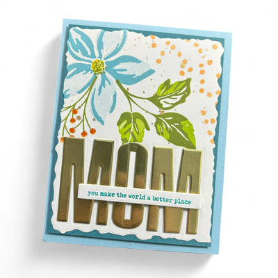 Floral Mother's Day Card Tutorial