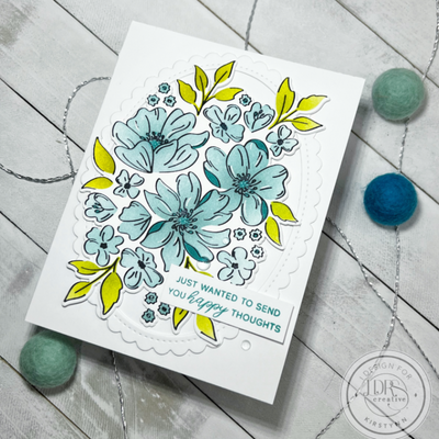 Teal Sweetheart Floral