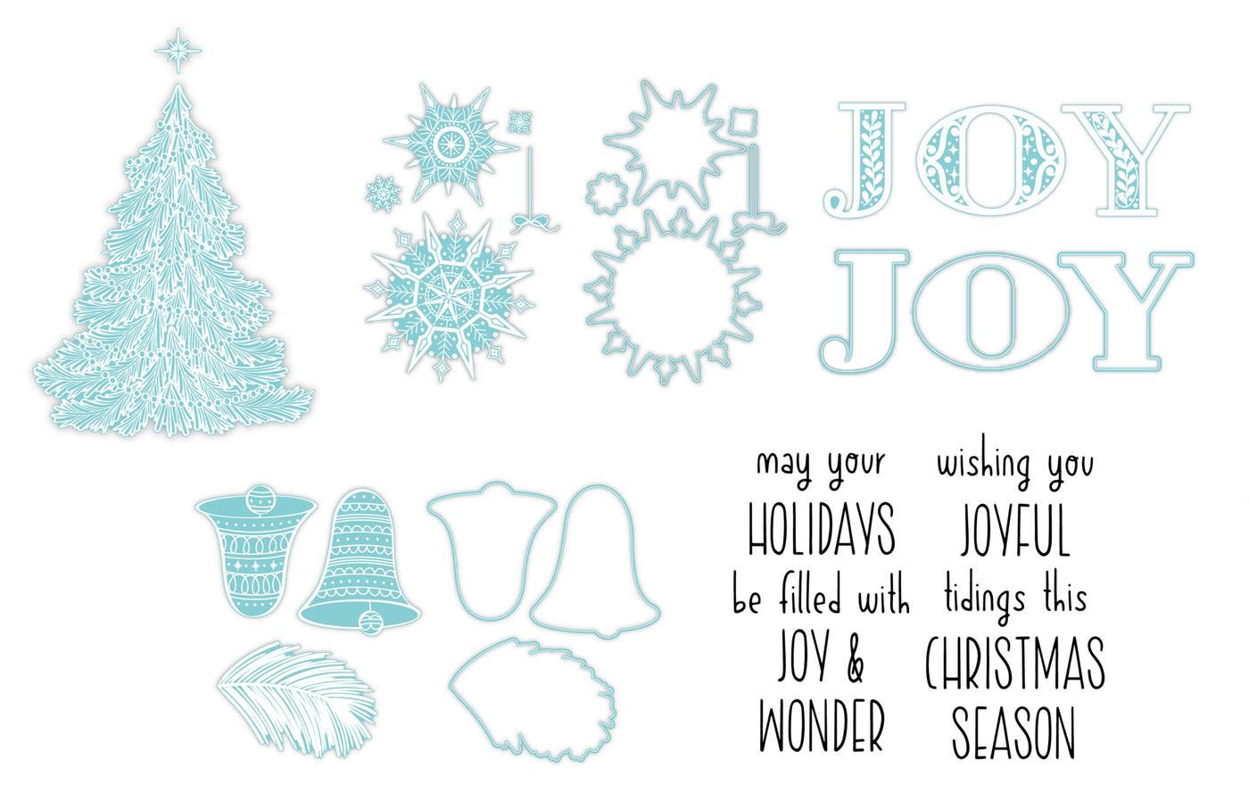 Winter and Holiday Impress-ion Press + Foil Plates Bundle