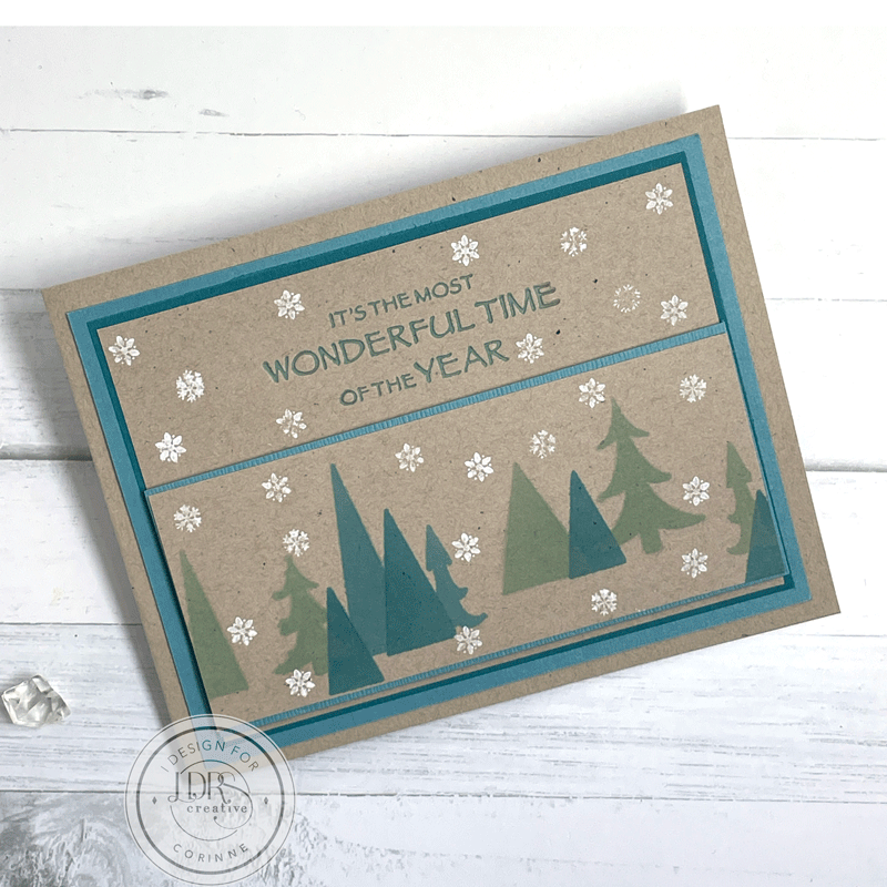 Through the Trees Stamps and Slimline Layering Stencils Bundle