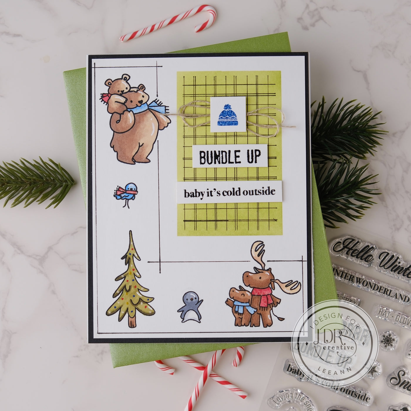 Christmas Tree Shopping Stamps and Dies Bundle