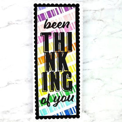 Big Word 4x6 Stamps - Thinking