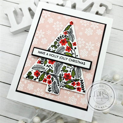 Holiday Floral Tree Card