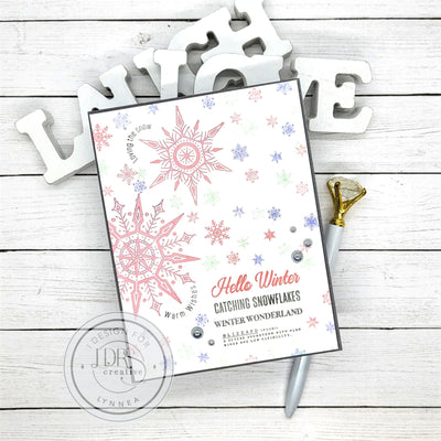 Intro to Snowflake Ornaments Impress-ion Letterpress Dies and Bundle Up Collage 4x6 Stamps