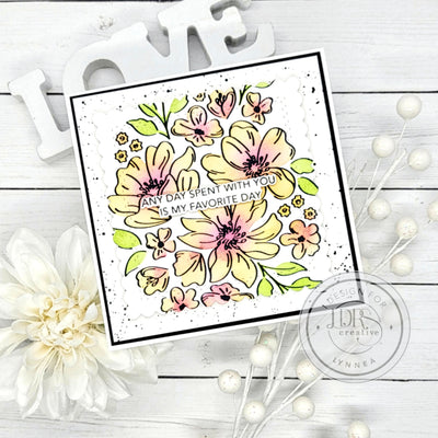 Sweetheart Floral Square Card
