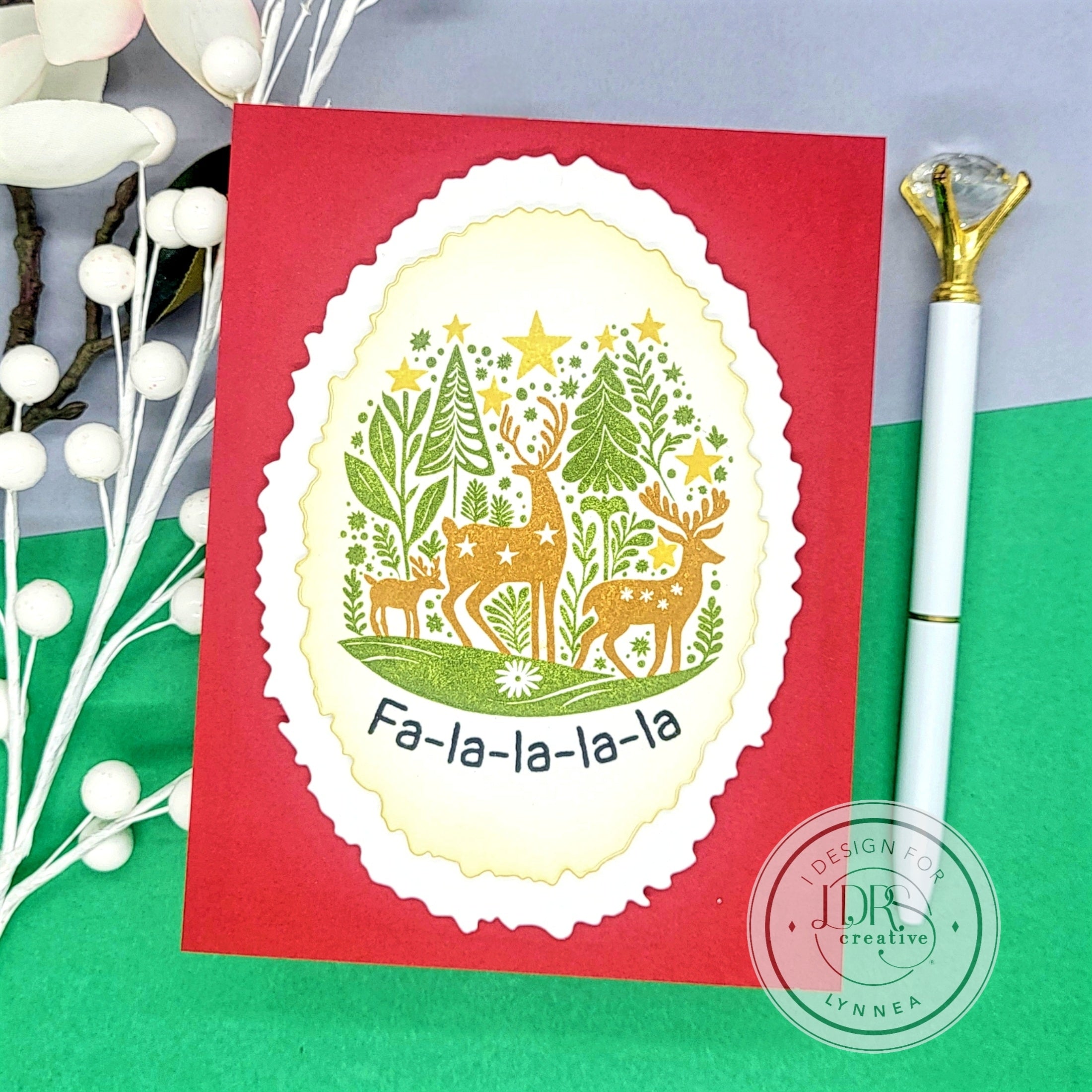 Easy Holiday Inlay Card – LDRS Creative