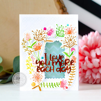 Die Cut Window Card