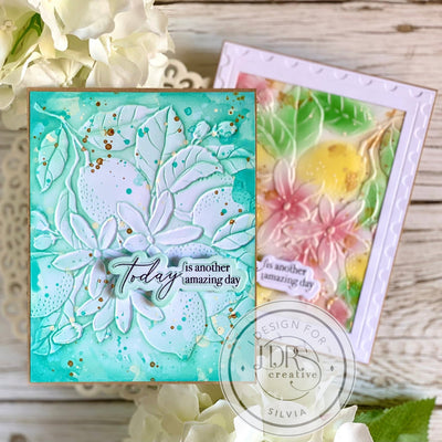 Fruit Tree embossed cards