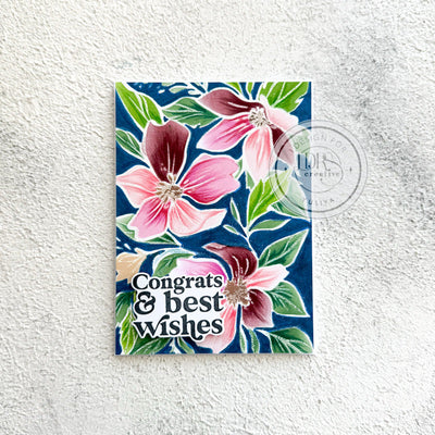 Embossed Floral Card tutorial