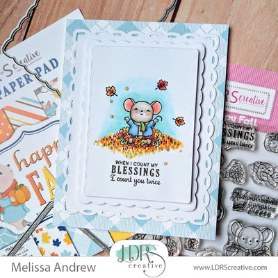 Let Fall Begin with Happy Fall Stamps and Paper