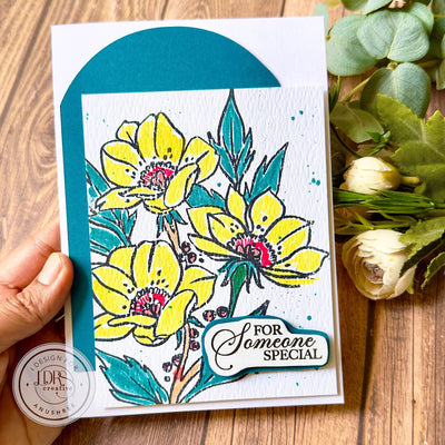 Loose Watercoloring on Florals
