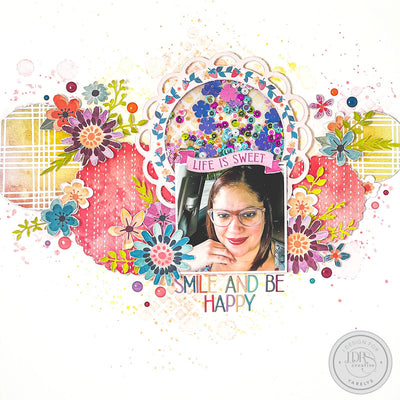 Smile And Be Happy Layout | Yarelys Rodriguez