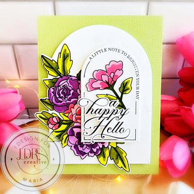 A Happy Hello Arch Card