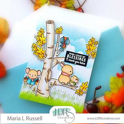 Fall Card Featuring Build A Tree Stamp Set