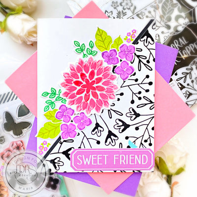 2 Cards Featuring Floral Toner Toppers & Sunny Meadow