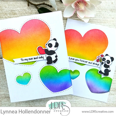 Rainbow Panda Play Valentines