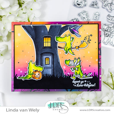 Spook Ya Later Alligator Card!