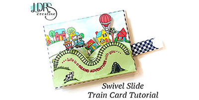 Swivel Slide Train Card