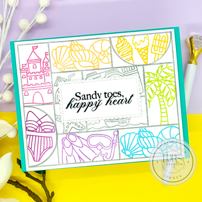 A Rainbow of Summer Scenes - Quick & Colorful Cardmaking!