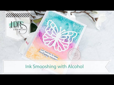 Ink Smooshing with Alcohol