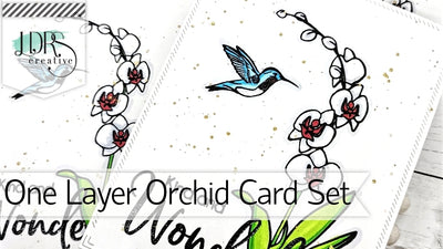 Orchid One Layer Card Set