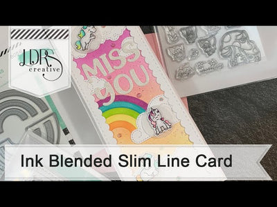 Ink Blended Slim Line Card
