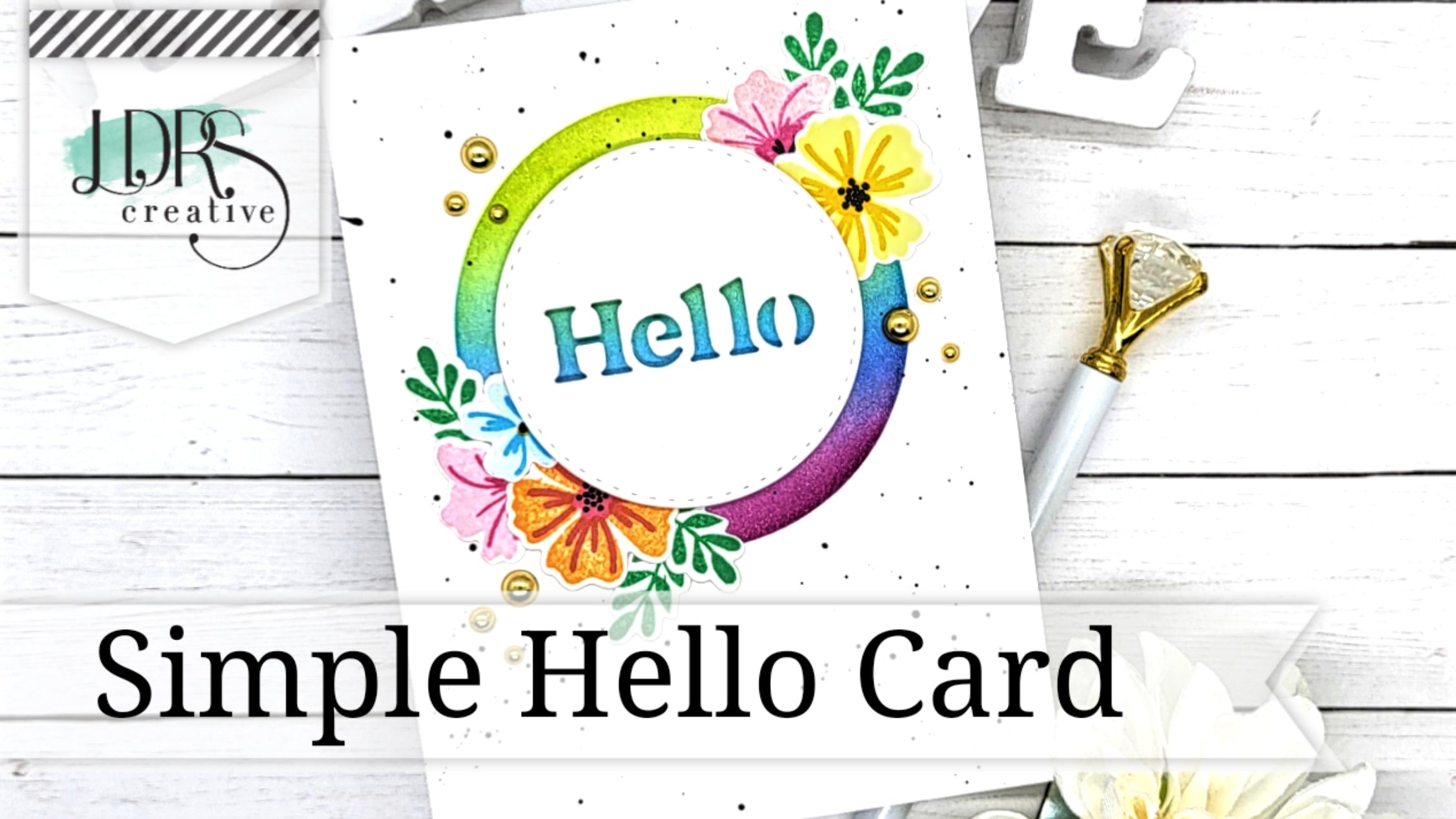 Simple Hello Card – LDRS Creative