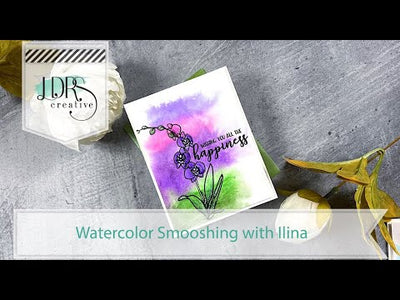 Watercolor Smooshing with Ilina