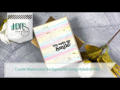 Create Watercolored Background Using Hybrid Inks