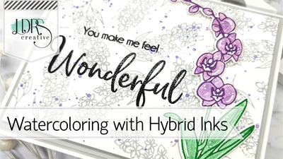 Watercoloring with Hybrid Inks