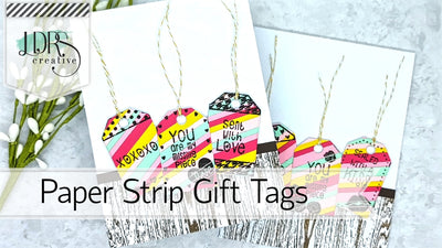 Paper Strip Gift Tag Cards