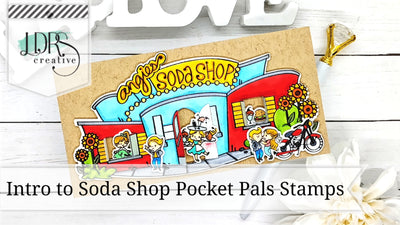 Intro to Soda Shop and Greasers Pocket Pals 4x6 Stamps