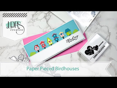 Paper Pieced Birdhouses