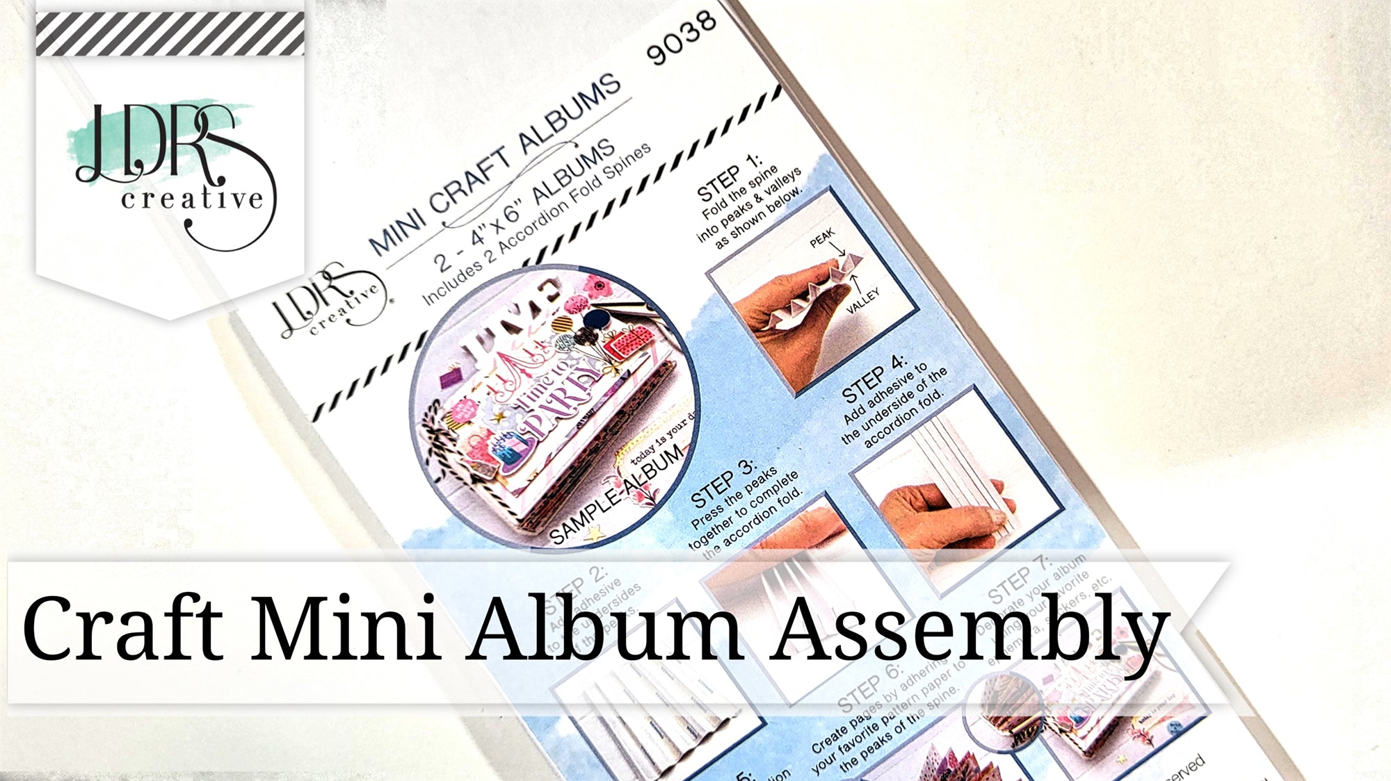 HSN Craft Mini Album Assembly LDRS Creative