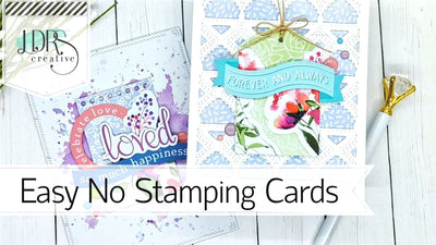 No Stamping Cards with Ephemera