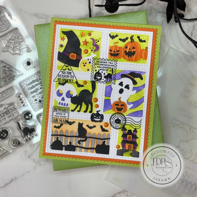 Halloween Postage Collage