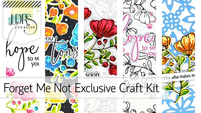 5 Cards 1 Kit | Forget Me Not Exclusive Craft Kit