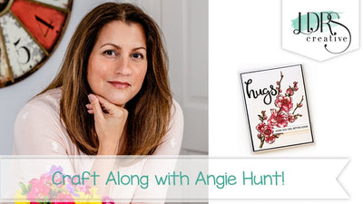 Craft Along with Angie Hunt - Cherry Blossom Card