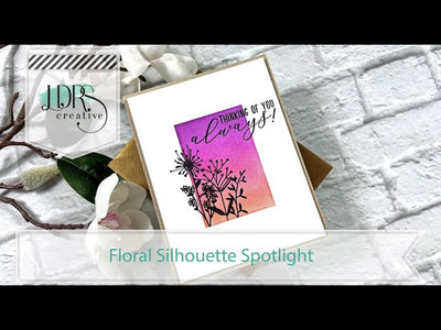 Floral Silhouette Spotlight