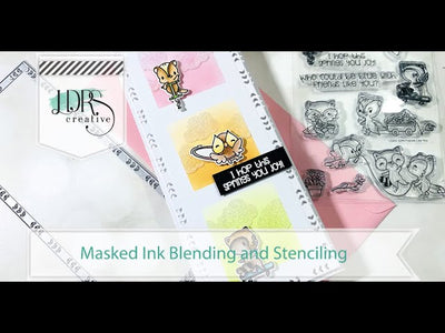 Masked Ink Blending and Stenciling