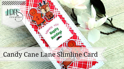 Candy Cane Lane Slimline Card