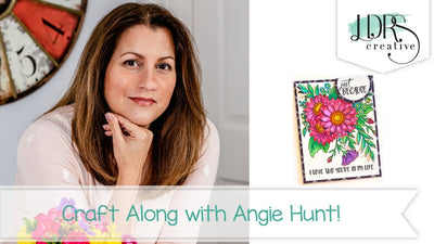 Craft Along with Angie Hunt - Episode 2 - Dimensional floral card