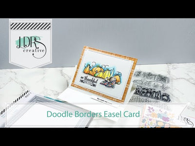 Doodle Border Easel Card