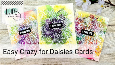 Crazy for Daisies Watercolored Backgrounds