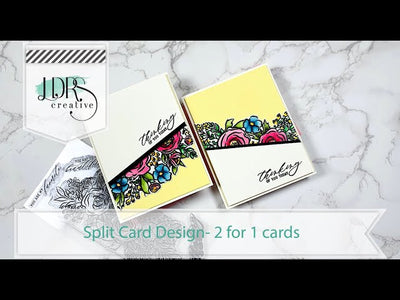 Split Card Design 2 for 1 cards