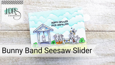 Bunny Band Pals Seesaw Slider Card