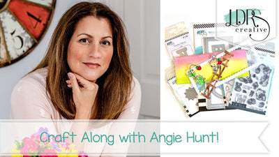 Craft Along with Angie Hunt -  Slim Line Card