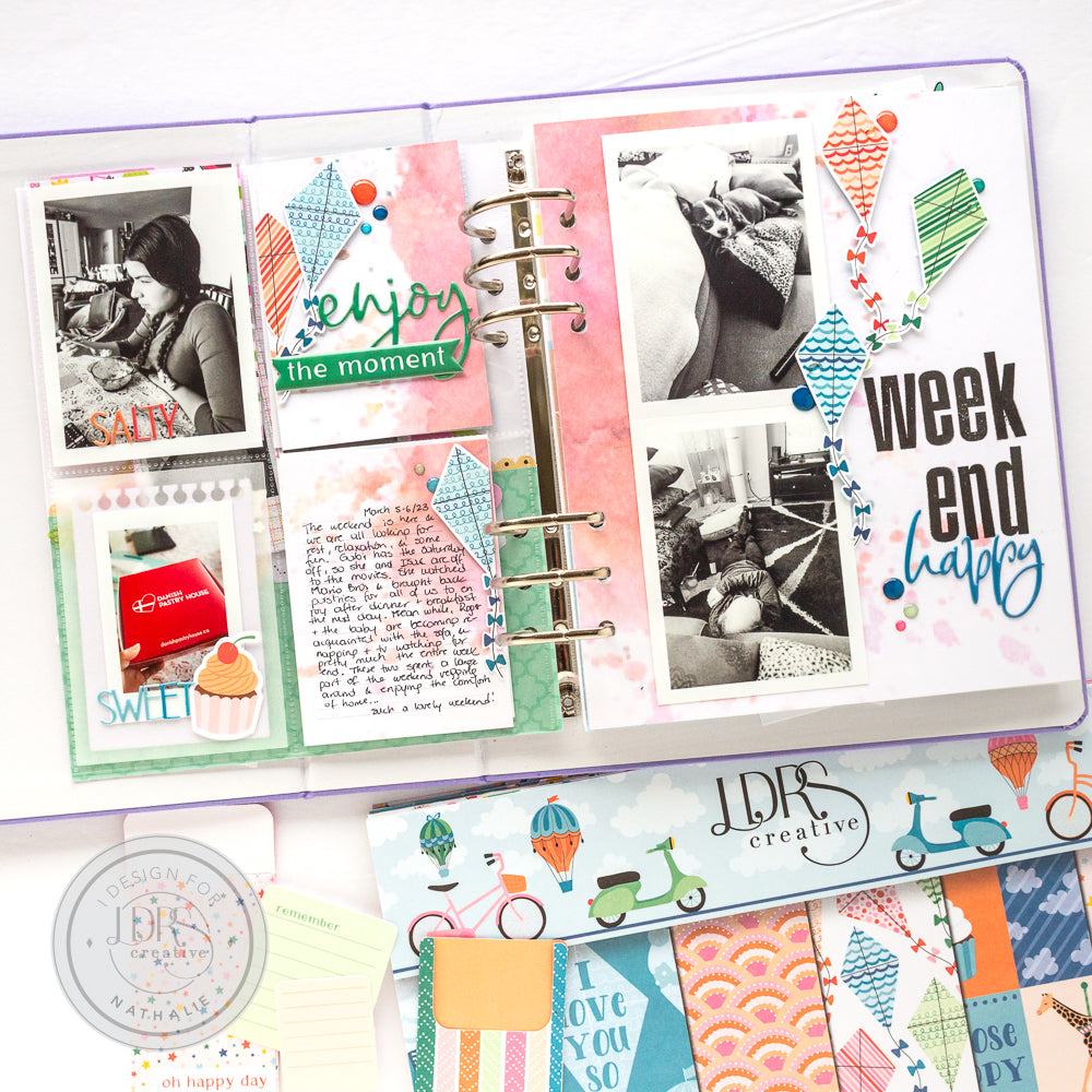 Weekend Happy - 6x8 Layout | Nathalie DeSousa – LDRS Creative