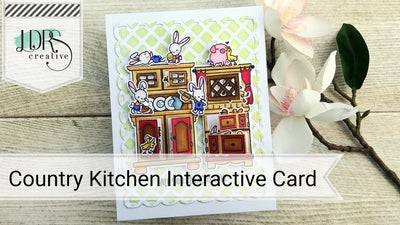 Country Kitchen and Barnyard Bunnies Interactive Card